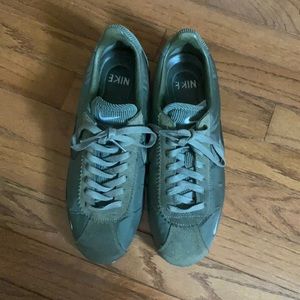 Green Nike Cortez